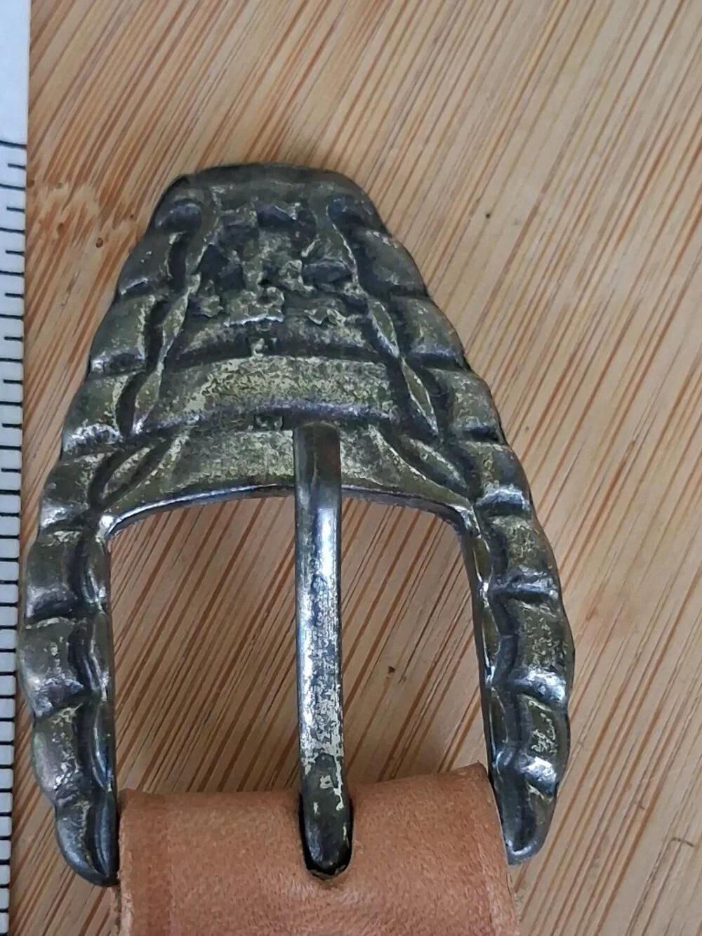 vintage Omega belt with alligator accents